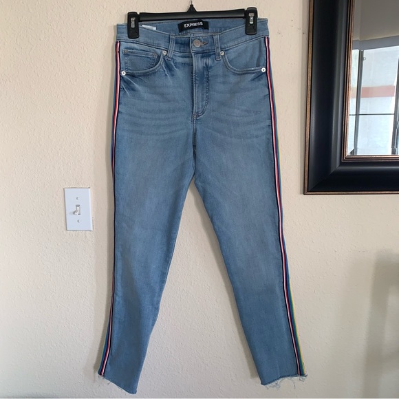 Express High Rise Jeans - Picture 4 of 14